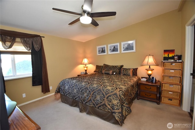327 Buttercup Ln SW, Mattawa, WA 99349 - bedroom with carpet, baseboards, and a ceiling fan