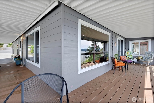 4805 Cushman Rd NE Unit 61, Olympia, WA 98506 - wooden terrace with covered porch