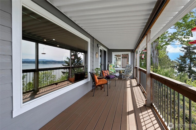 4805 Cushman Rd NE Unit 61, Olympia, WA 98506 - wooden terrace featuring a water view