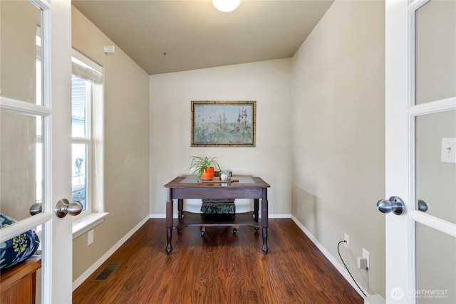 4805 Cushman Rd NE Unit 61, Olympia, WA 98506 - doorway with wood finished floors and baseboards