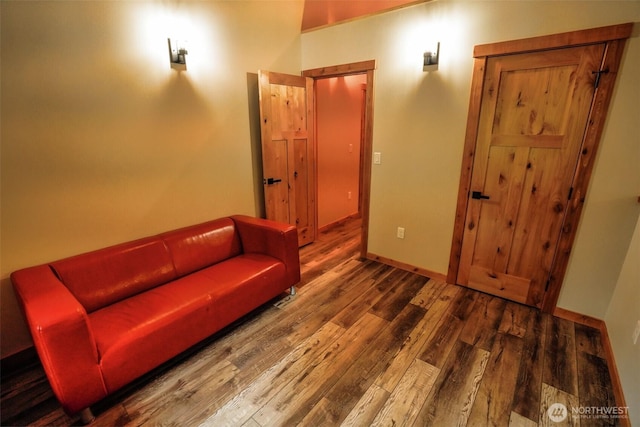 31314 555th Street Ct E, Ashford, WA 98304 - living area featuring wood finished floors and baseboards