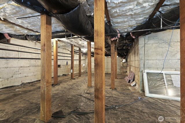 view of attic