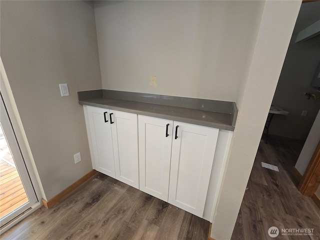 244 Skate Creek Rd N, Ashford, WA 98328 - detailed view of wood finished floors and baseboards
