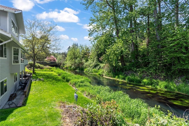 2219 W Pioneer Ave, Puyallup, WA 98371 - view of green lawn featuring a water view