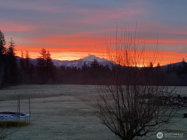 view of mountain backdrop