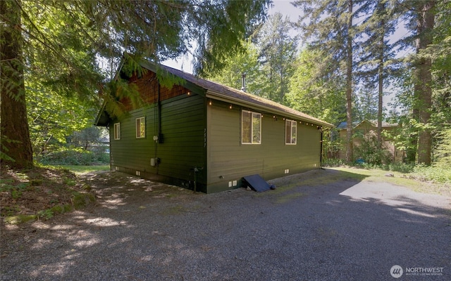 7537 Canyon View Dr, Glacier, WA 98244 - view of property exterior with crawl space