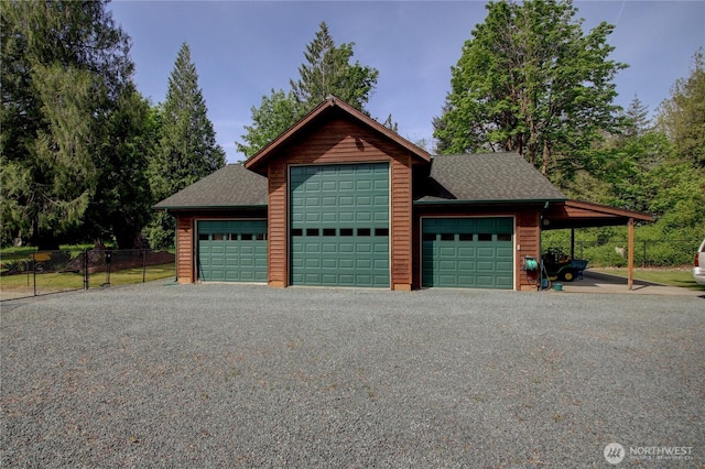 42809 Rivers Edge Ct, Concrete, WA 98237 - detached garage with fence