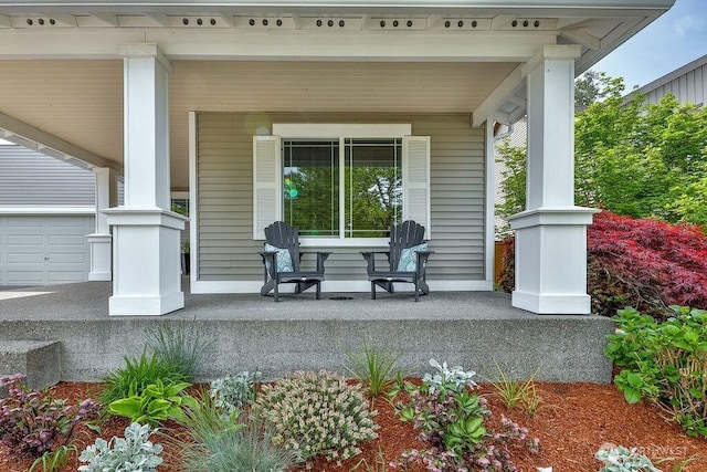 view of patio / terrace featuring a porch
