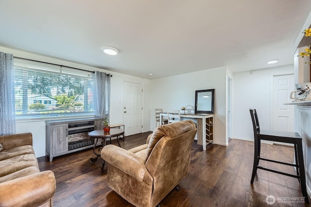 4503 Yew Ln SW, Lakewood, WA 98499 - living room featuring wood finished floors and baseboards