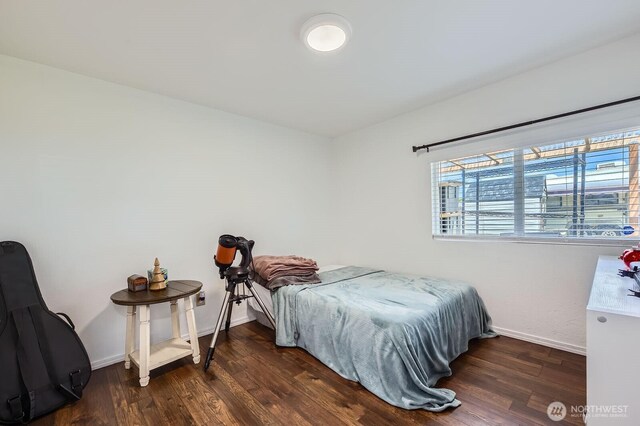 4503 Yew Ln SW, Lakewood, WA 98499 - bedroom with wood finished floors and baseboards