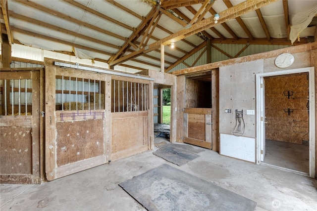 view of stable