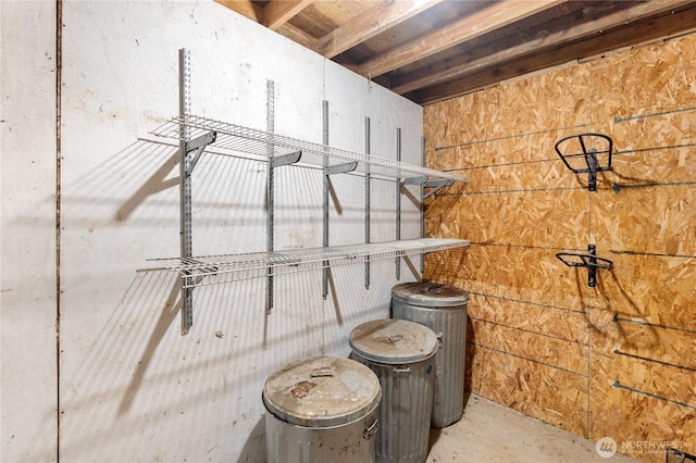 view of storage room