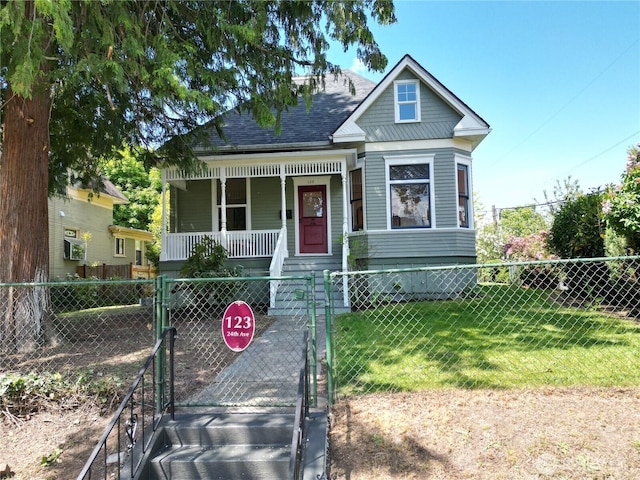 123 24th Ave, Seattle, WA 98122 - view of front of house with covered porch and a gate