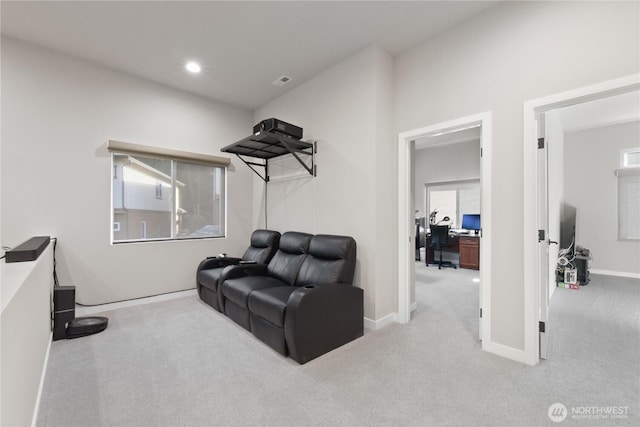 1086 Collier Pl SW, Issaquah, WA 98027 - carpeted living room with an office area and baseboards