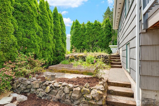 414 W Wyandotte Ave, Shelton, WA 98584 - view of yard with a vegetable garden