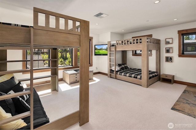 350 Kings Ct, Cle Elum, WA 98922 - bedroom featuring carpet, baseboards, and recessed lighting