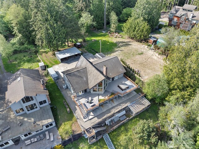view of subject property