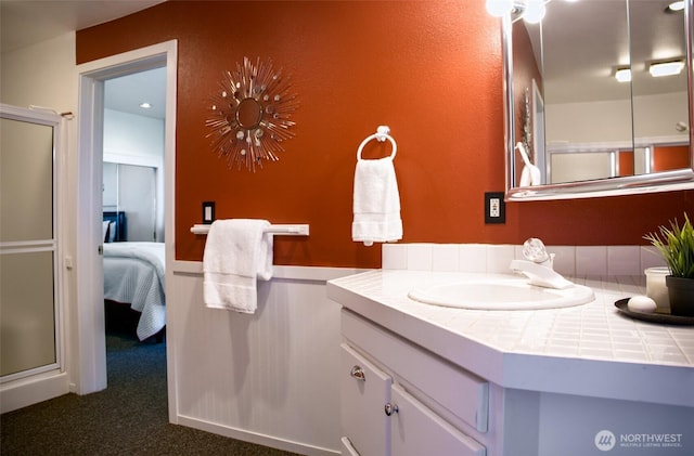 746 Van Dyk Rd, Lynden, WA 98264 - full bath with a stall shower, vanity, and ensuite bathroom