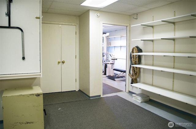 746 Van Dyk Rd, Lynden, WA 98264 - basement with a drop ceiling