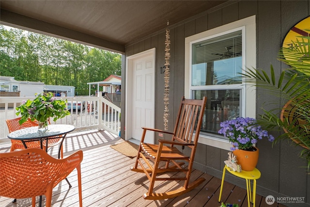 1200 Lincoln St Unit 121, Bellingham, WA 98229 - wooden deck with a porch