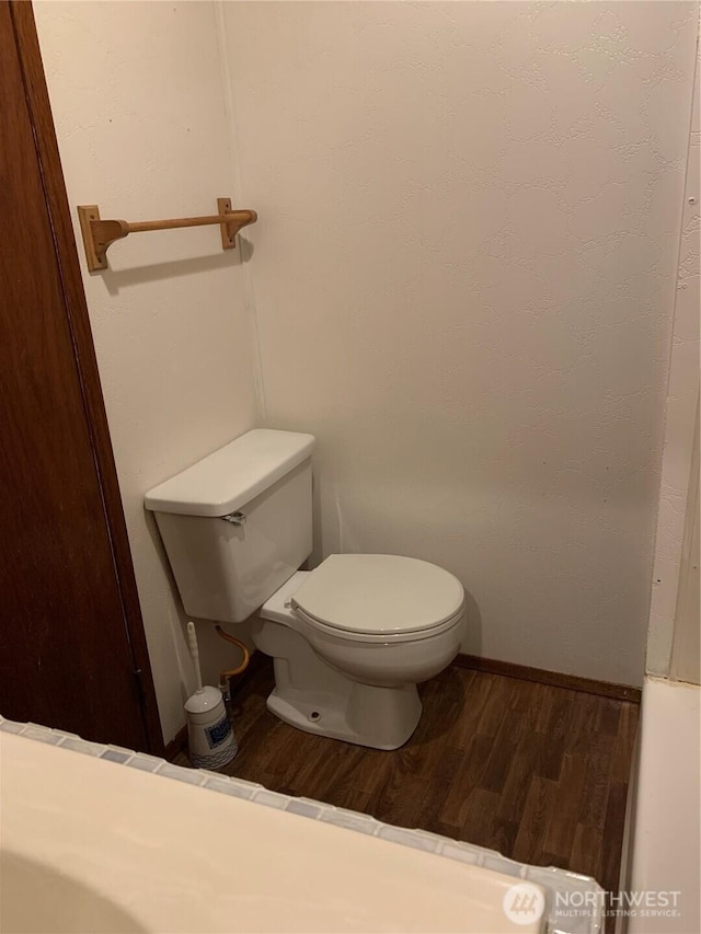 111 3rd St, Port Hadlock, WA 98339 - bathroom featuring wood finished floors and toilet