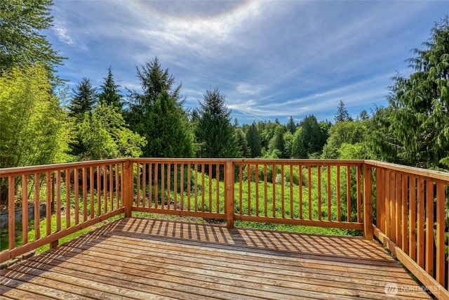 27922 146th Ave SE, Kent, WA 98042 - deck featuring a forest view