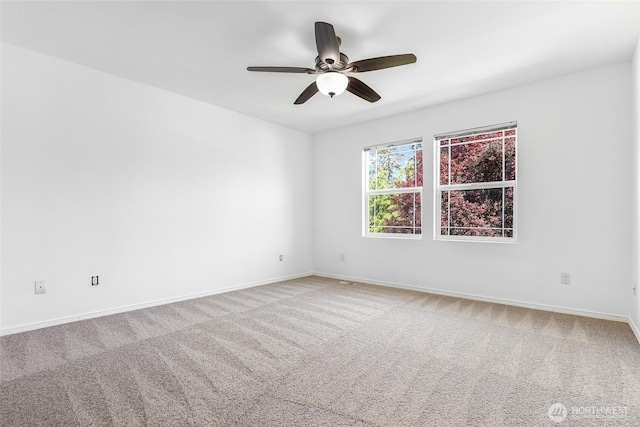 27922 146th Ave SE, Kent, WA 98042 - carpeted spare room with ceiling fan and baseboards
