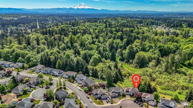 27922 146th Ave SE, Kent, WA 98042 - aerial view of residential area featuring a forest and mountains