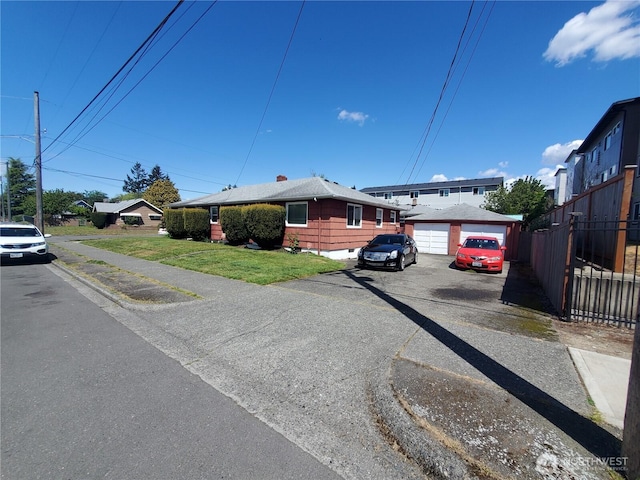 70017003 S D St, Tacoma, WA 98408 - view of front facade with a garage