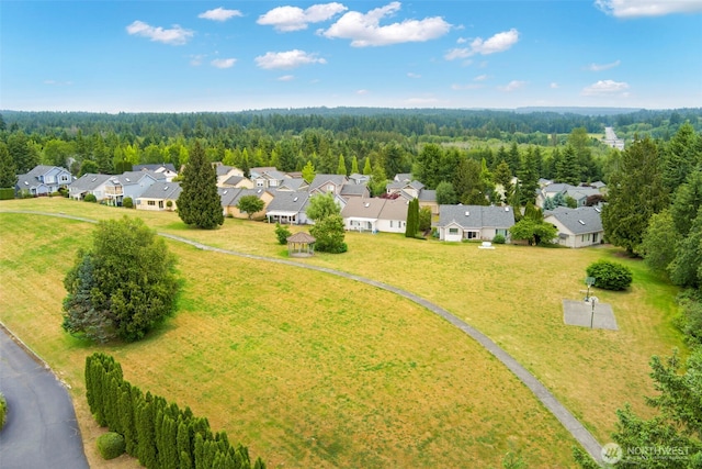 9619 Windswept Ln NW, Silverdale, WA 98383 - aerial perspective of suburban area with a forest