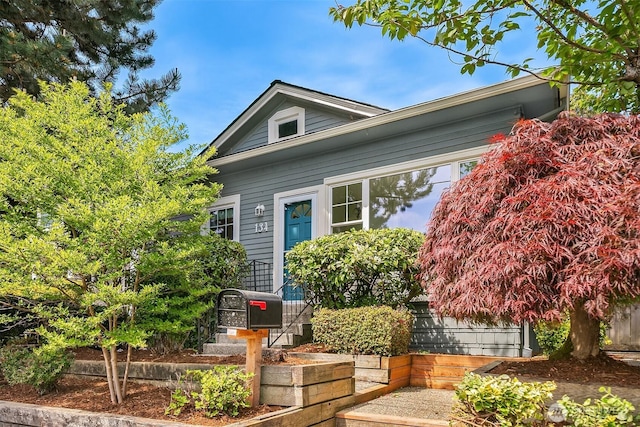 view of front of property