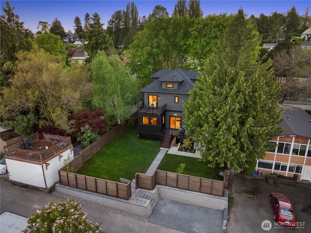 3018 22nd Ave W, Seattle, WA 98199 - view from above of property