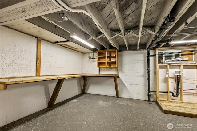 821 15th St, Bremerton, WA 98337 - view of unfinished basement