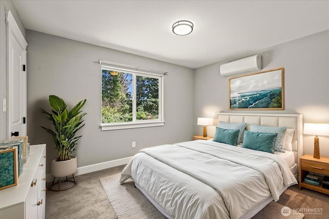 821 15th St, Bremerton, WA 98337 - bedroom with an AC wall unit and carpet