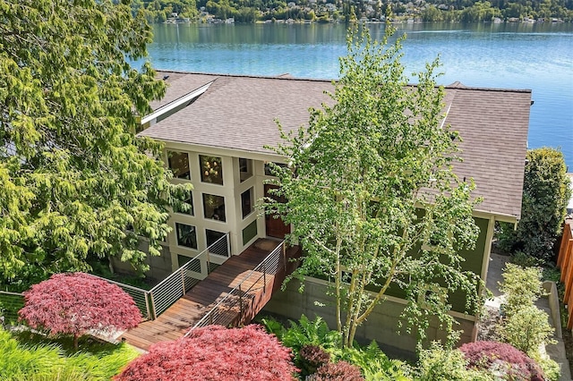 1624 Mallard Ln, Bellevue, WA 98008 - aerial view of a large body of water
