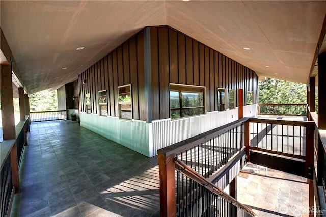 54 Perrow Dr, Winthrop, WA 98862 - view of home's exterior featuring board and batten siding and covered porch