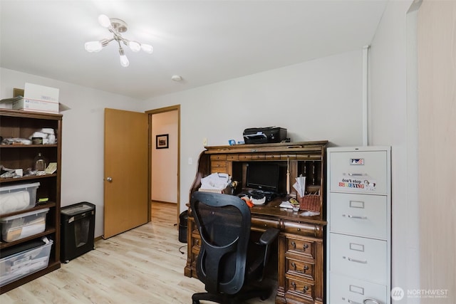 760 Lewis Rd W, Seabeck, WA 98380 - office featuring light wood-style floors