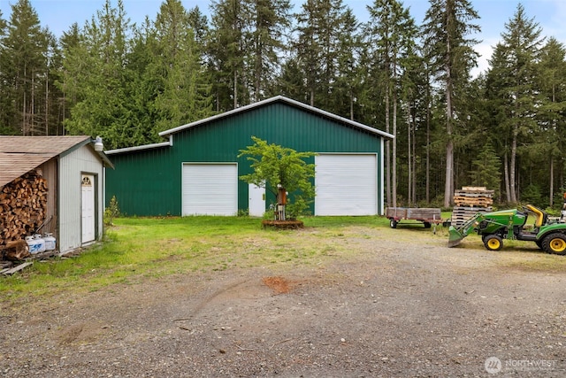 760 Lewis Rd W, Seabeck, WA 98380 - view of detached garage