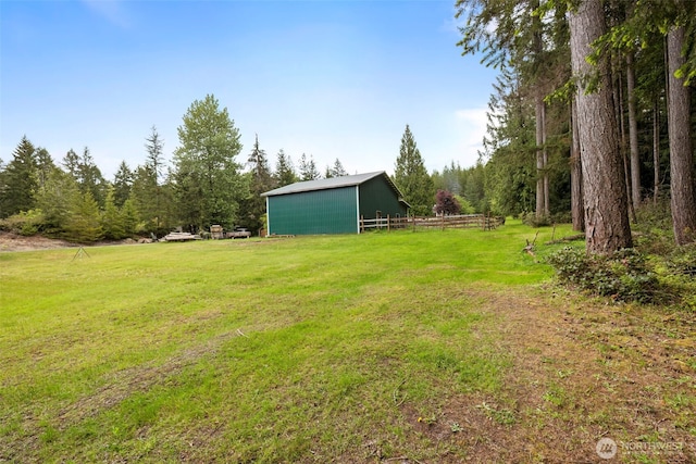 760 Lewis Rd W, Seabeck, WA 98380 - view of yard with an outbuilding