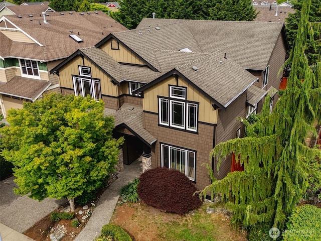 15927 35th Dr SE, Bothell, WA 98012 - view of front of house featuring board and batten siding and a shingled roof