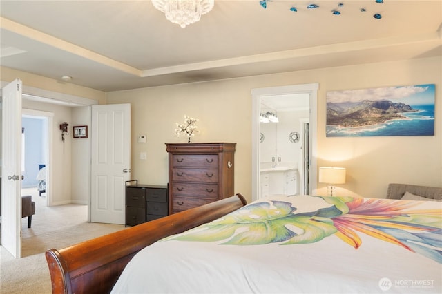 15927 35th Dr SE, Bothell, WA 98012 - bedroom featuring light colored carpet and ensuite bath