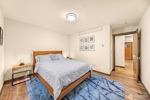 7468 Glacier Springs Dr, Deming, WA 98244 - bedroom with baseboards and light wood-style flooring