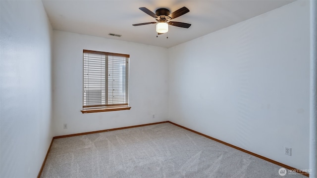 28843 213th Ct SE, Kent, WA 98042 - empty room with carpet floors, a ceiling fan, and baseboards