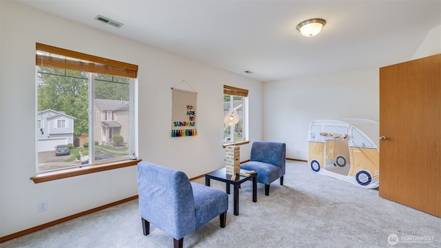 28843 213th Ct SE, Kent, WA 98042 - living area featuring carpet and baseboards