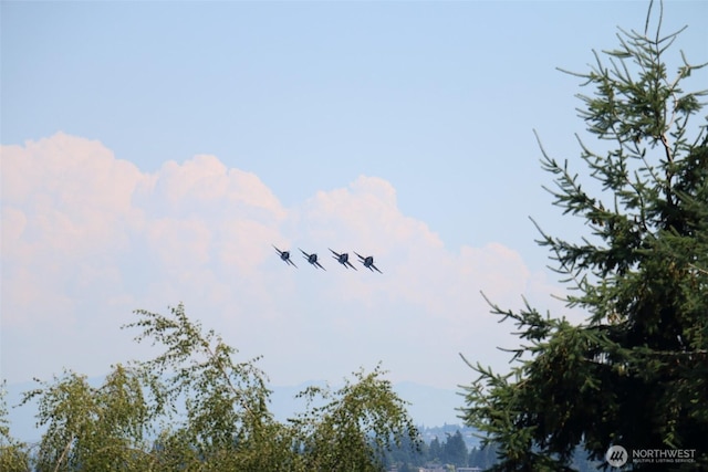 view of mountain background