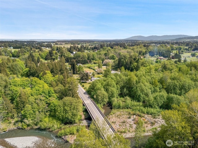 3180 Woodcock Rd, Sequim, WA 98382 - drone / aerial view of a mountainous background