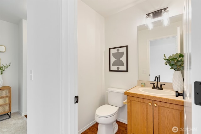 28132 24th Pl S, Federal Way, WA 98003 - half bath with vanity, toilet, and baseboards
