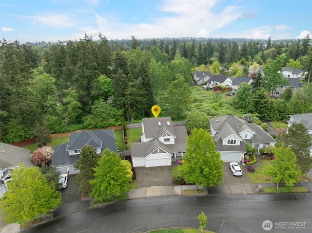28132 24th Pl S, Federal Way, WA 98003 - aerial perspective of suburban area featuring a forest