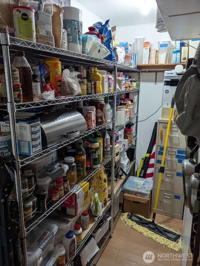 view of storage room