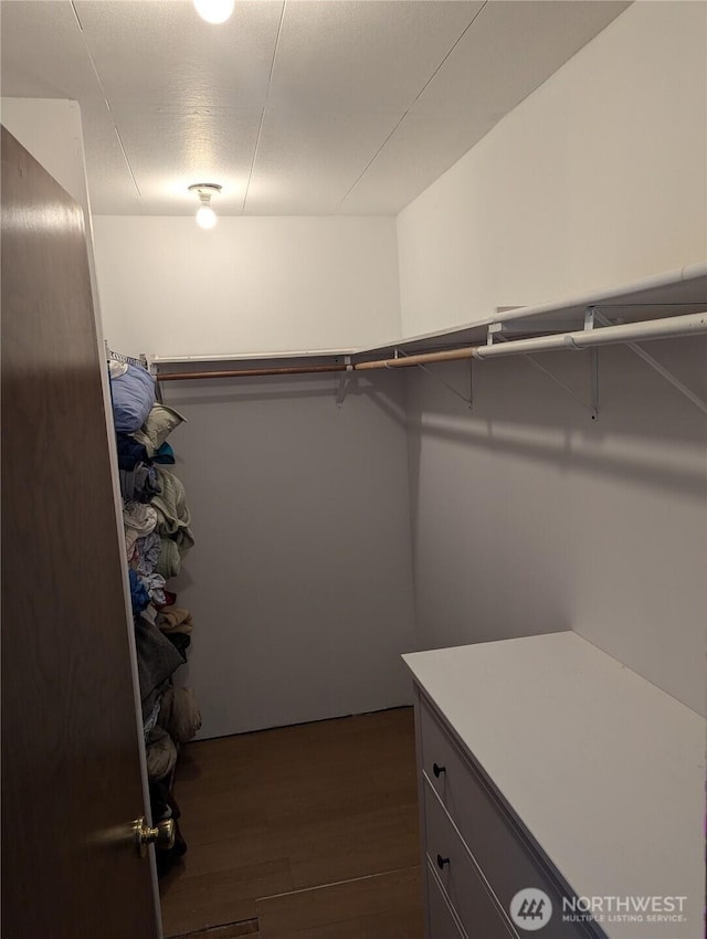 7301 NE 175th St Unit 140, Kenmore, WA 98028 - spacious closet featuring dark wood-style flooring